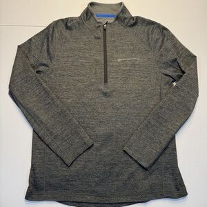 Vineyard Vines shirt men’s 3XL grey performance quarter zip pullover sweater
